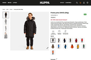 Uus talveparka DAVID Huppa - suurus 158 (5 foto / 5)