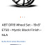 ABT DR19 Wheel Set - 19x9" ET50 - Mystic Black Finish (foto #3)