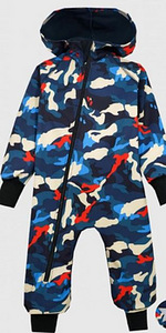WATERPROOF SOFTSHELL OVERALL COMFY MILITARY JUMPSUIT (2 foto / 2)