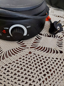 Wok-pann koos elektripliidiga (4 foto / 6)