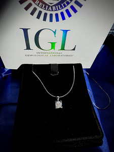 18k / 750 kuld / Looduslik teemant 0,69ct + IGL sert (1 foto / 2)