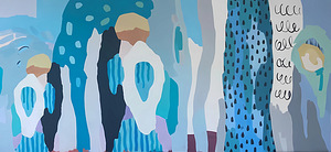 Eksklusiivne suur maal – 150x70 cm, “Maa rütm” (2 foto / 8)