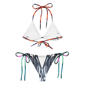 Recycled String Bikini- kunstiprint, unisex, tellimisel (2 foto / 4)