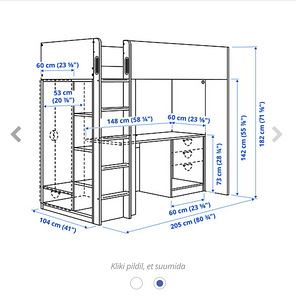 Ikea SMASTAD voodi (4 foto / 4)