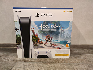 PS5; PlayStation 5 + Horizon Forbidden West (1 foto / 3)