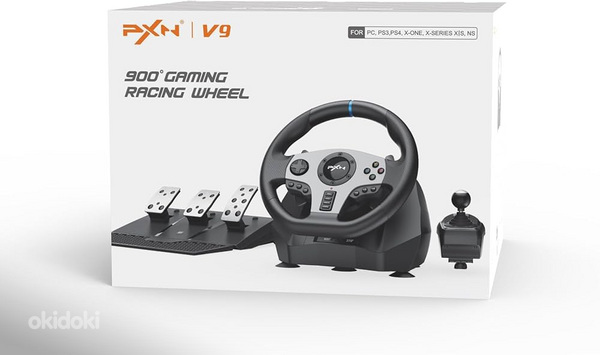 Рулевое колесо - PXN V9 Racing Wheel для ПК / PS3 / PS4 - Ру
