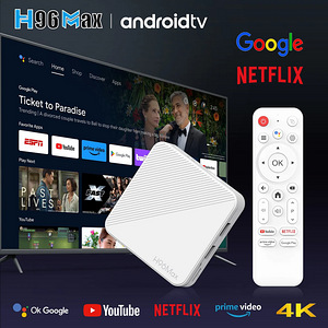 TVBOX H96 Max Allwinner H313 4K UHD Android 14.0 ATV Box (4 фото из 8)