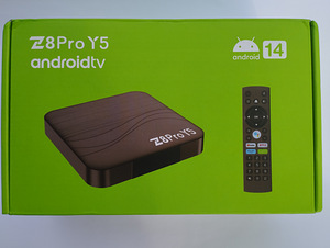 2026 Smart TV Box Z8 Pro Y5 4K 8K 4GB/32GB DDR4 Android-14 (1 фото из 5)
