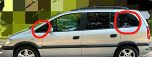 Стёкла для Opel Zafira (1 фото из 3)