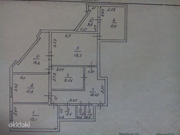 4 սենյակ բնակարան 16թաղ․ IIշղթա, 105 քմ 12/16 հարկ 2 բալկոն (16)