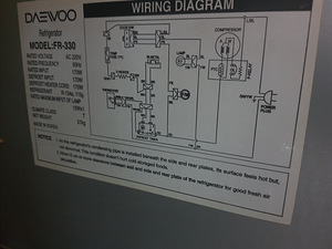 Продается электрический холодильник Daewoo (3 фото из 3)