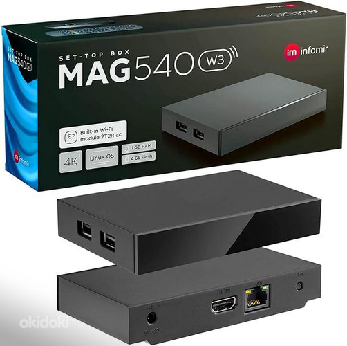 Infomir MAG540w3 original Linux TV box from the manufacturer (3 из 8)