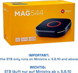Infomir MAG 544 | оригінальний 4K Linux TV box від виробника (2 фото з 8)