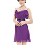 Летнее фиолетовое красивое платье (фото #1)