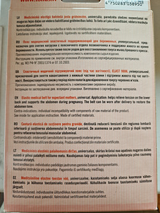 Toestav vöö/bandaaz rasedatele Raseduse side (2 foto / 2)