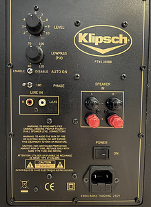 Klipsch KSW10 subwoofer Limited Edition (4 foto / 6)