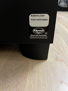 Klipsch KSW10 subwoofer Limited Edition (5 foto / 6)