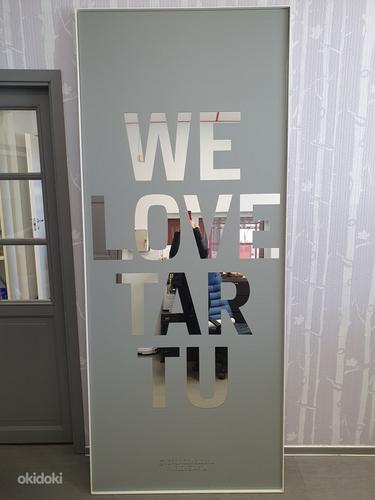Зеркало в металлической раме “WE LOVE TARTU” (фото #3)