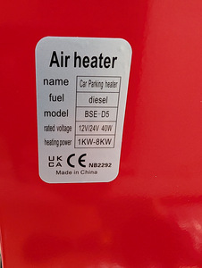 Diiselpuhur 8kw, Bluetooth, 12V Garaaži, matkabussi jne (6 foto / 7)