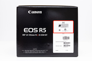 Canon EOS R5 (body) hübriidkaamera (uus) (1 foto / 6)