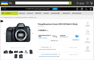 Canon EOS 6D Mark II (body) peegelkaamera (9 foto / 10)