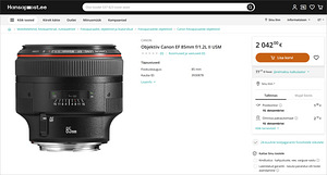 Canon EF 85mm f/1.2L II USM objektiiv (10 foto / 10)
