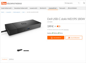 Dell WD19 USB-C dock (adapter 180W) (6 foto / 6)
