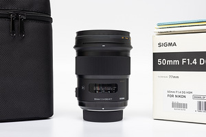 Sigma 50mm f/1.4 DG HSM Art (Nikon F) objektiiv