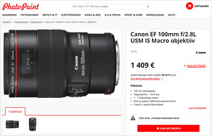 Canon EF 100mm f/2.8L USM IS Macro objektiiv (9 foto / 10)