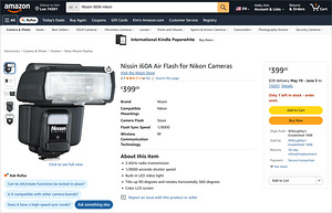 Nissin i60A (Nikon) välklamp (5 foto / 5)