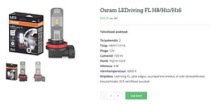Osram LEDriving FL H8/H11/H16 (1 foto / 1)