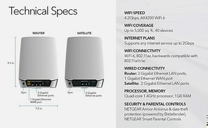 Võimas Mesh-süsteem Netgear Orbi WiFi 6 (AX4200) (7 foto / 9)