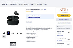 Sony WF-1000XM5 kõrvaklapid (8 foto / 8)