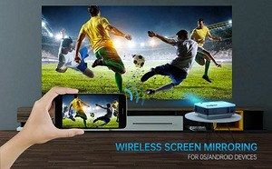 Vanyo LEISURE 3w мини проектор led wifi до 170 '' HDMI (2 фото из 3)