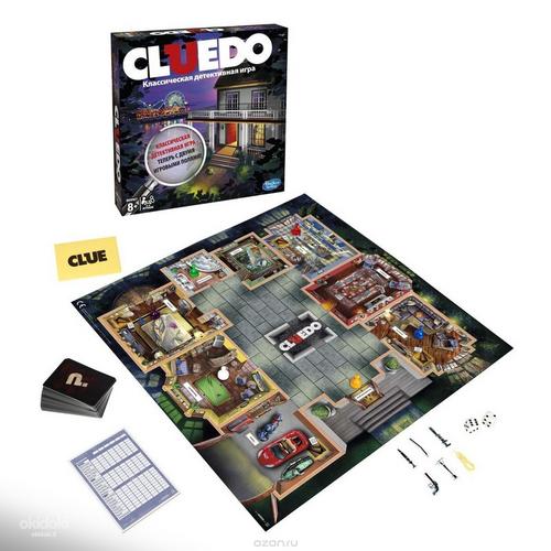 Cluedo детективная игра с двумя полями Hasbro 8+ (фото #2)