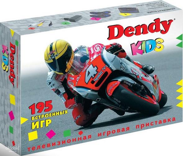 Dendy Kids videomängu konsool 8-bit 195 mängud mängukonsool (foto #1)