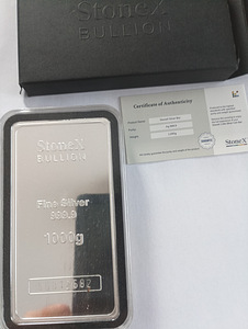 Stonex Bullion, Fine Silver999,9 1kg,alghind (2 foto / 3)