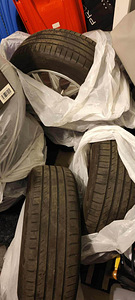 17” оригинальные диски Audi + шины 5*112 (4 фото из 8)