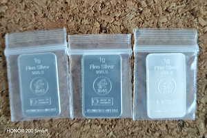 Silver 999-prooviline 3 gr (1 foto / 2)
