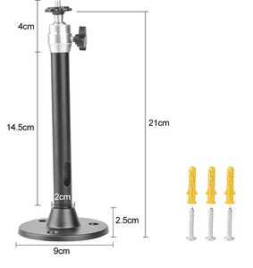 UUS Projektori kinnitus seinale ja laekinnitus 21cm must (1 foto / 2)