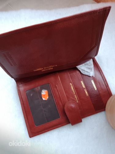 Новый мужской кожаный бумажник (фото #1)