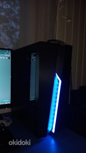 Töökorras arvuti + MSI Optix G24C4 144Hz monitor + klava