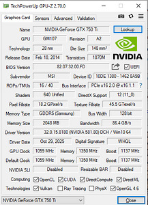 NVIDIA GeForce GTX 750 Ti 2GB (5 foto / 6)