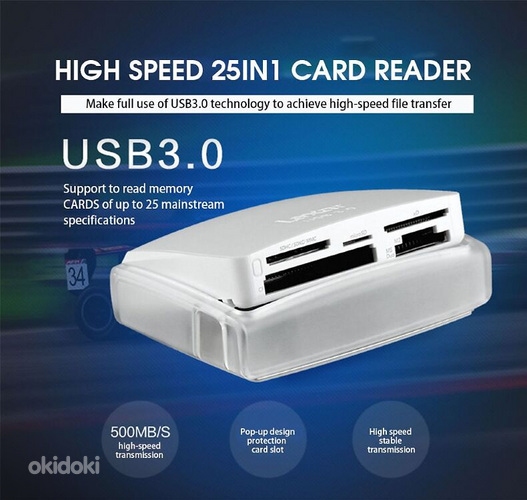 2019 Lexar hot USB3.0 card reader (foto #1)