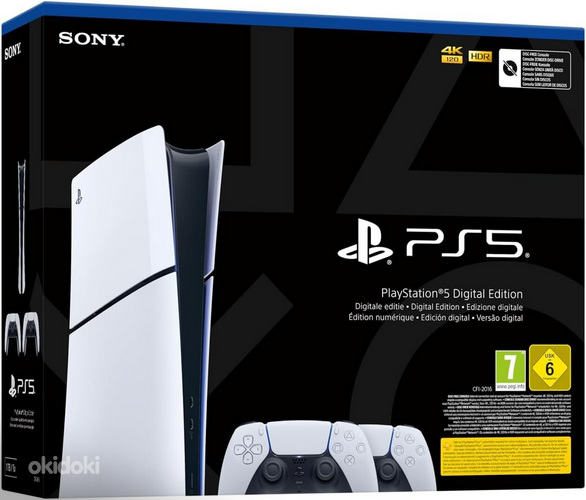 Playstation 5 Slim Digital 1TB + New Colteroller Dualsense