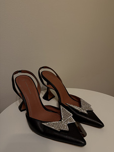 Amina Muaddi AWGE Pheonix Sling Black (1 foto / 5)