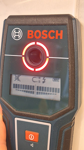 Seinaskanner Bosch GMS 100M seinte jaoks, (3 foto / 7)