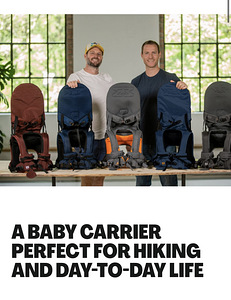 MiniMeis G4 – Lightweight and Foldable Baby Carrier up to 18 (1 foto / 3)