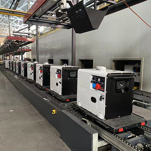 Vaikne diiselgeneraator, kolmefaasiline 5 kW (9 foto / 9)