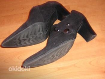 Marco tozzi новые черные замшевые туфли 37 (фото #3)